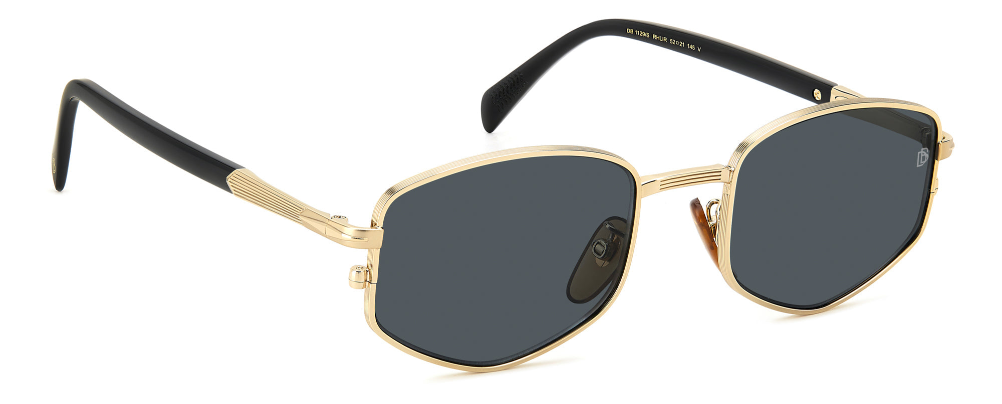 David Beckham DB1129/S Men's Sunglasses - Polarized UV Protection Aviator Style for Driving, Outdoor & Fashion