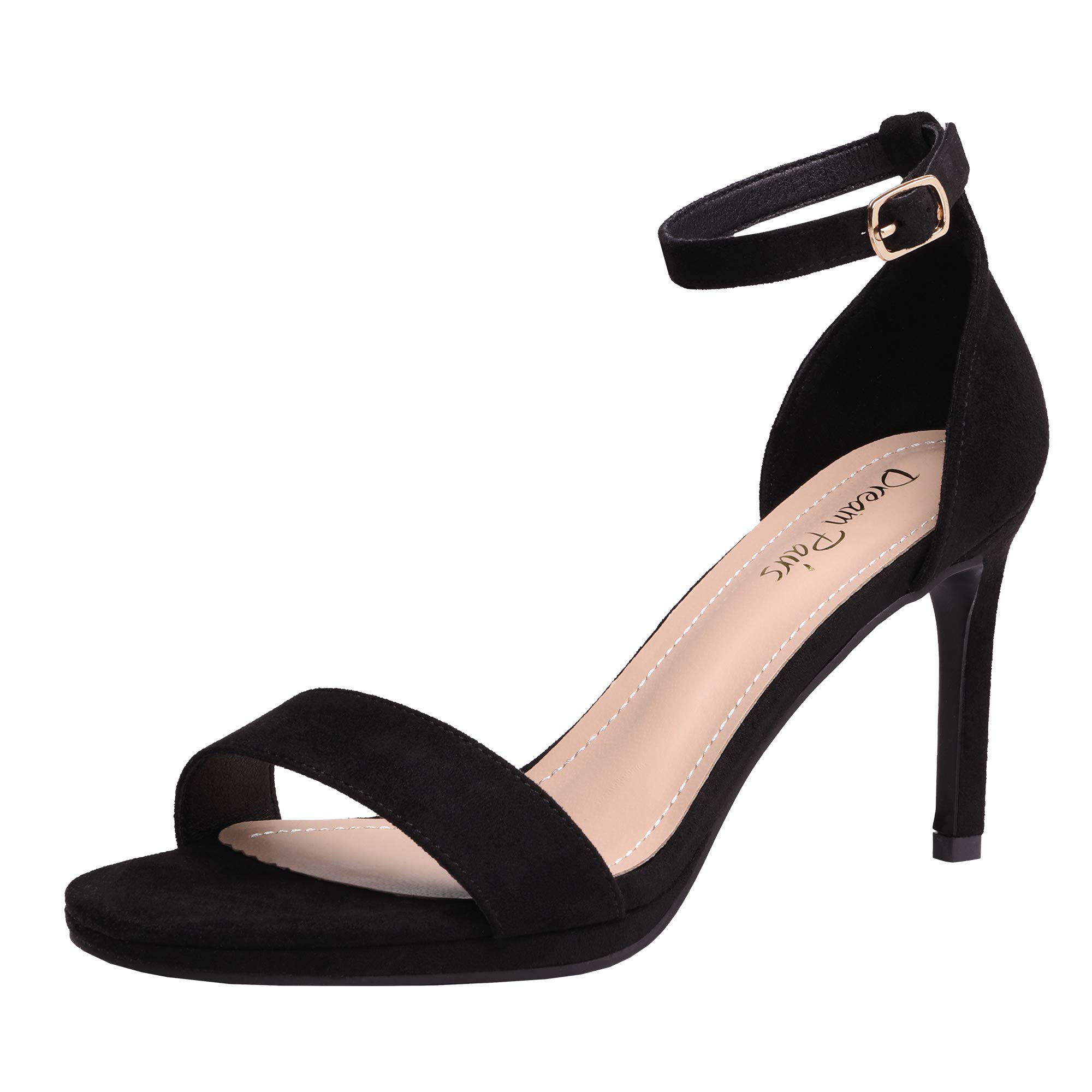 DREAM PAIRS Women's High Heel Ankle Strap Stiletto Pumps Sandals - Elegant Dress Shoes for Parties, Weddings & Evening Events