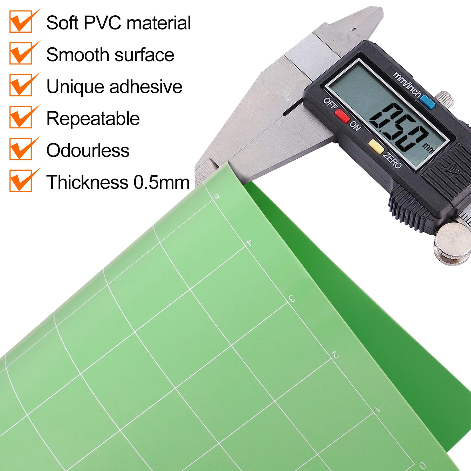 3 Pack Standard Grip 12x12 Inch Cutting Mats - Reusable Craft Cutting Mats for Cricut Maker 3, Explore 3, Air 2, Air & One - Perfect for DIY Projects, Scrapbooking & Vinyl Cutting