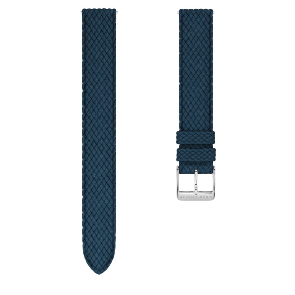 August Berg Indigo Morris & Co Blue Fabric Strap Unisex Watch M1ST0530E16VID - Stylish Casual & Dress Watch for Men and Women - Perfect for Everyday Wear, Office & Special Occasions