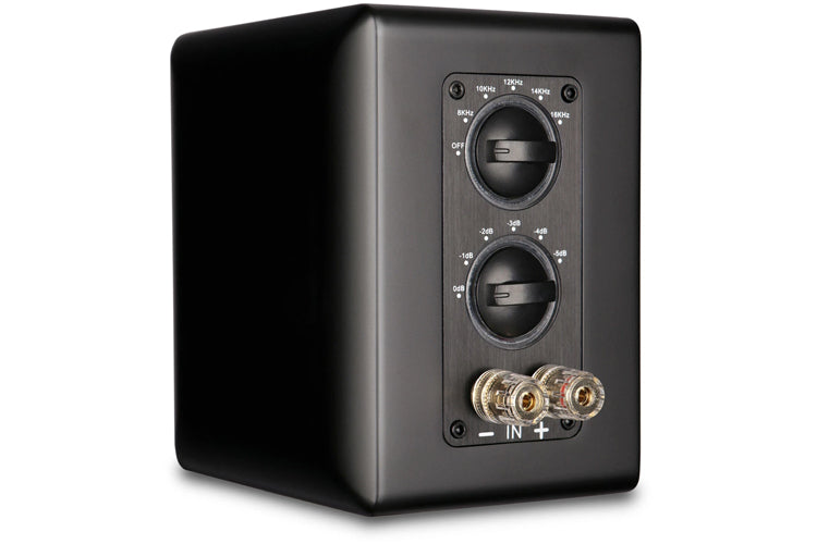 Aperion Audio Aluminum Ribbon Super Tweeter Pair - High-End Speaker System for Audiophiles (Matte Black Finish) | Perfect for Home Theater, Studio Monitoring & Hi-Fi Audio Setups