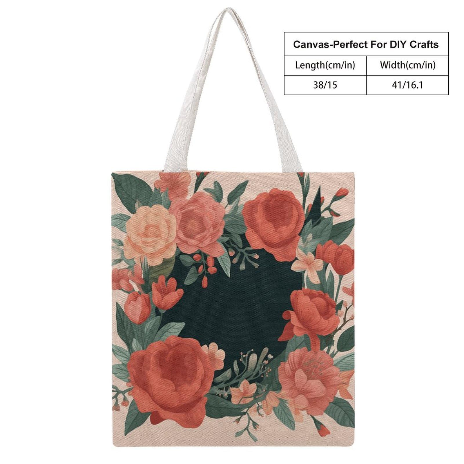 NQLYUT Canvas Tote Bag - Durable Laptop Handbag, Grocery & Music Shoulder Bag for Women, Crossbody Bag for Travel, Work & Daily Use