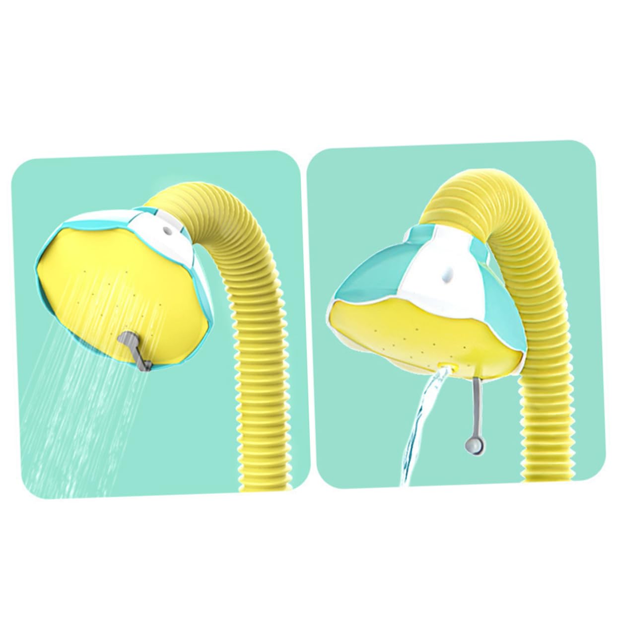 Totority 1pc Green Water Spray Shower Toy for Kids - Fun Bathtub Fountain & Bath Time Play - Perfect for Toddler Sensory Play and Baby Bath Time Entertainment