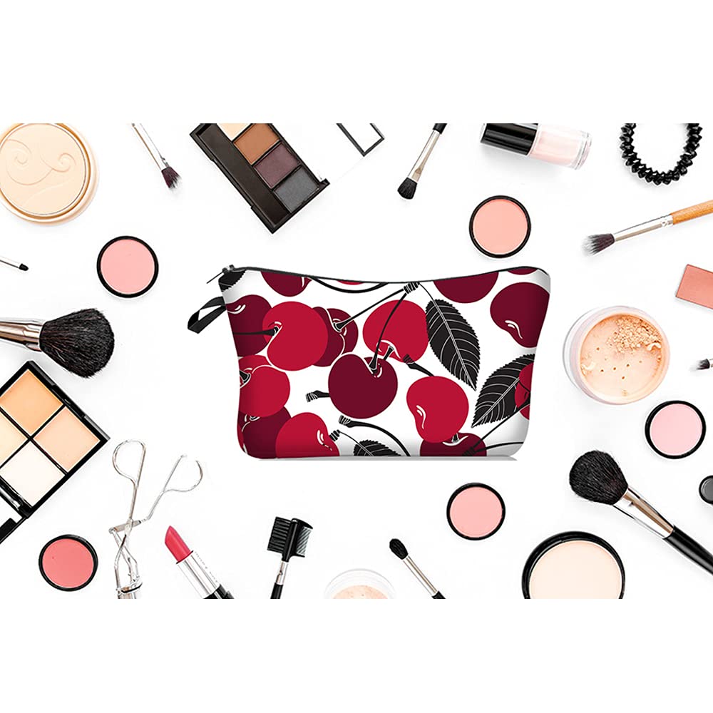 Floral Print Makeup Bag for Women - Cosmetic & Toiletry Pouch for Travel & Daily Use