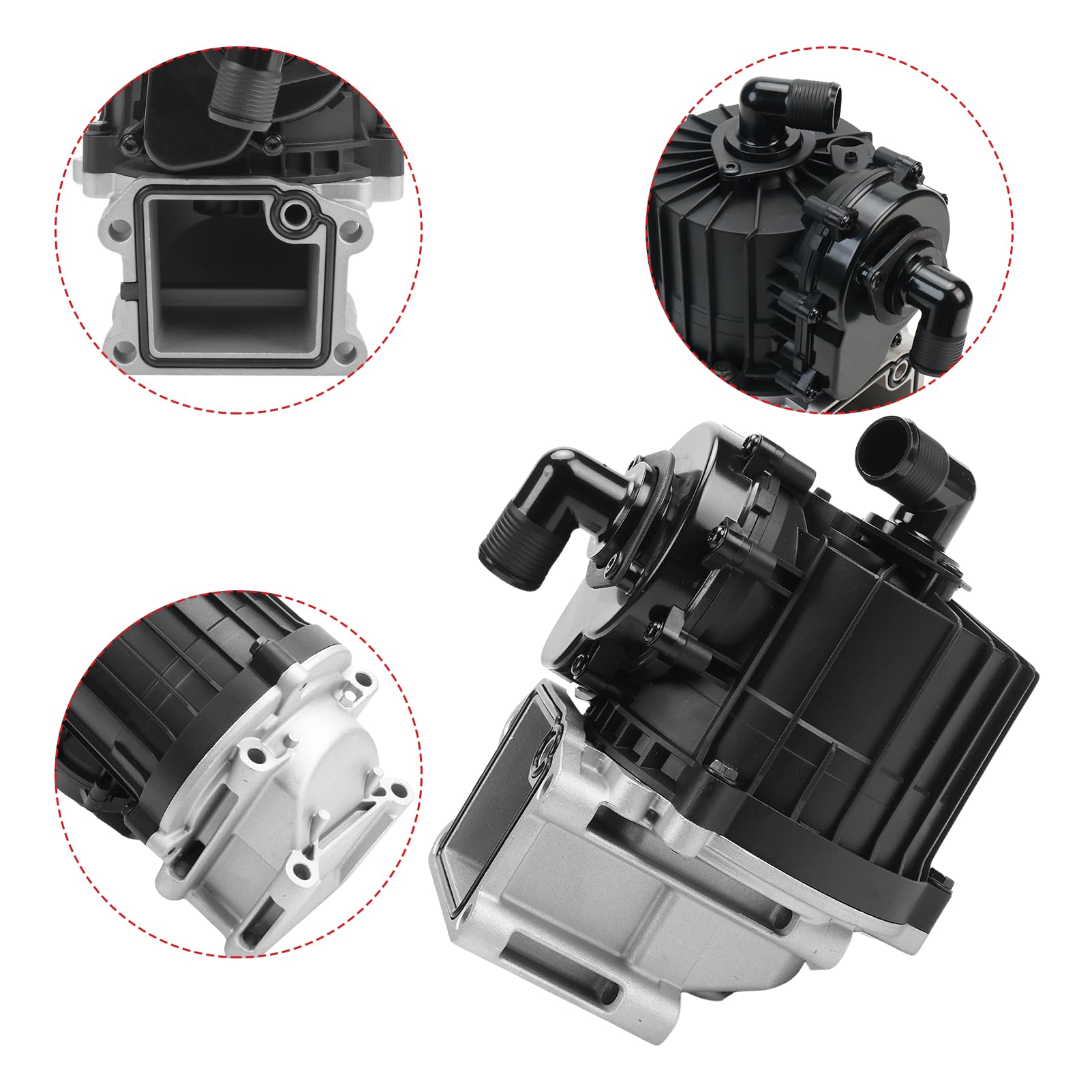 High-Quality Crankcase Ventilation Oil Separator with Gasket - Compatible with 2008-2014 Volvo Mack D13 D16 MP8 Engine - Replaces 21122541 & 20499419 - Perfect for Engine Maintenance & Performance Enhancement