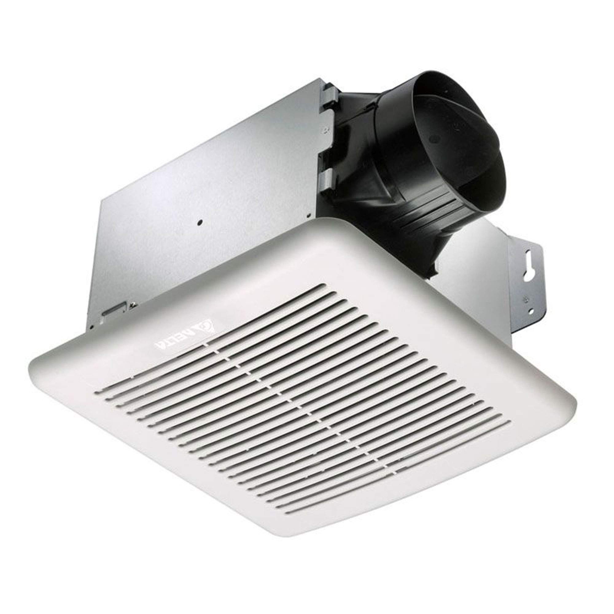 Delta BreezGreenBuilder GBR80 80 CFM Bathroom Exhaust Fan - Energy Efficient Ventilation for Bathrooms, Kitchens & Laundry Rooms - Silver (GBR Series by Delta Electronics)