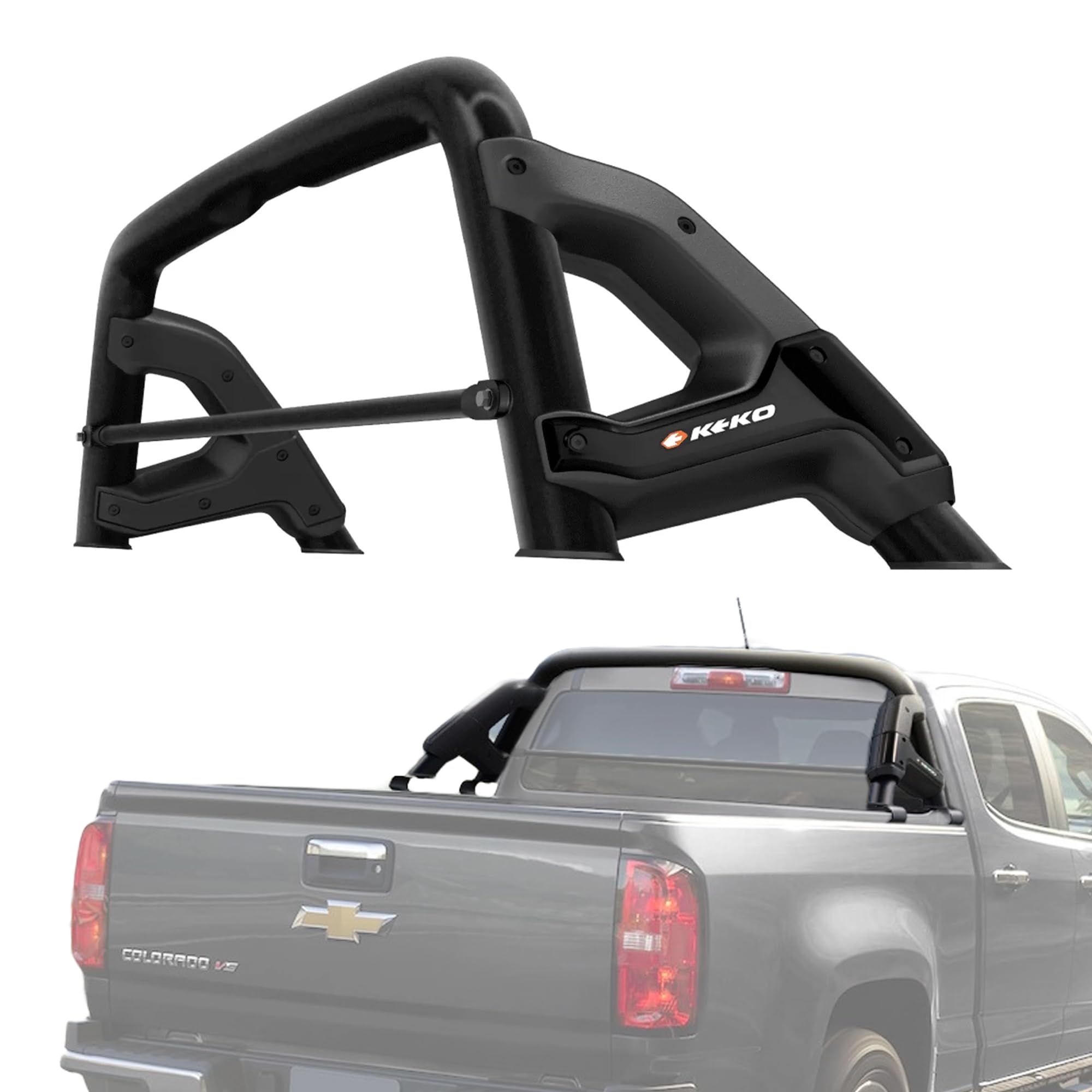 KEKO Truck Sport Bar for Colorado Crew/Quad Cab 2019-2025 - Alloy Steel & Carbon Steel - Easy Install for Off-Road Adventures