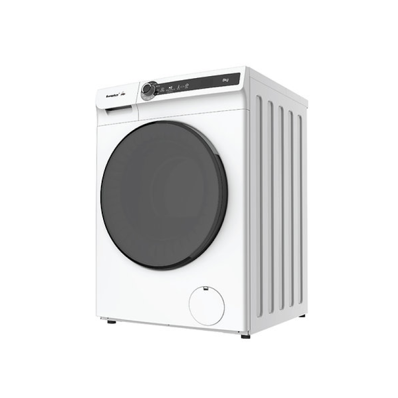 Europace EFW7801Y 8Kg 3D Steam Front Load Washer & EDY8801YWH Heat Pump Dryer Combo - Perfect for Small Laundry Rooms & Energy-Efficient Home Use