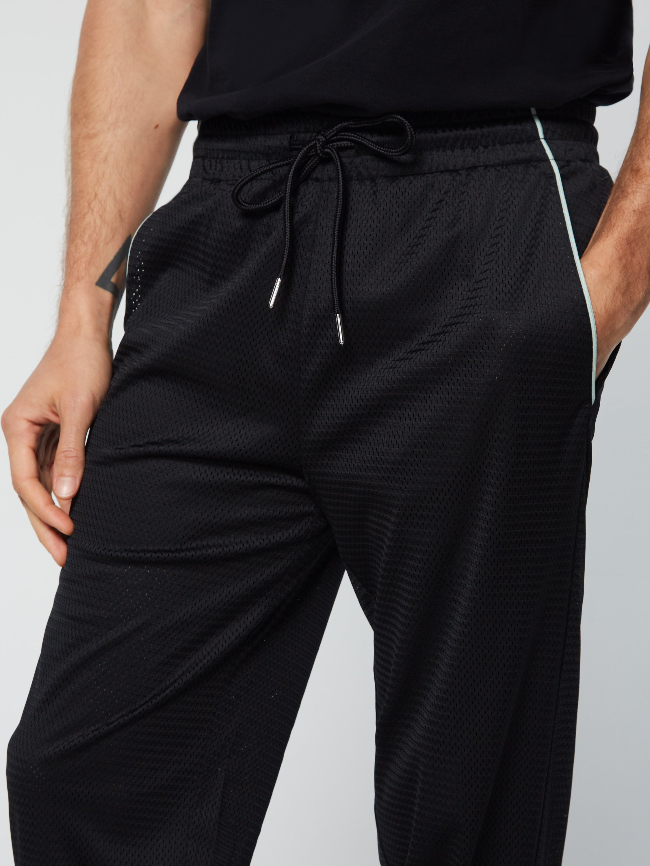 Spazio Dallas Track Pant - Black Beauty - Comfortable & Stylish Joggers for Women - Perfect for Gym, Yoga, Running & Casual Wear