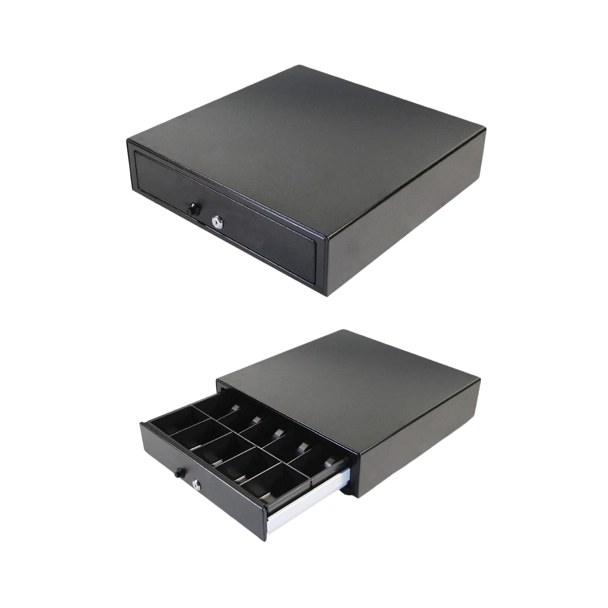 APG VB320 BL1616 Standard Duty Cash Drawer - Secure Money Storage for Retail Stores, Restaurants & POS Systems (Black) - Perfect for Checkout Counters, Cash Registers & Small Businesses
