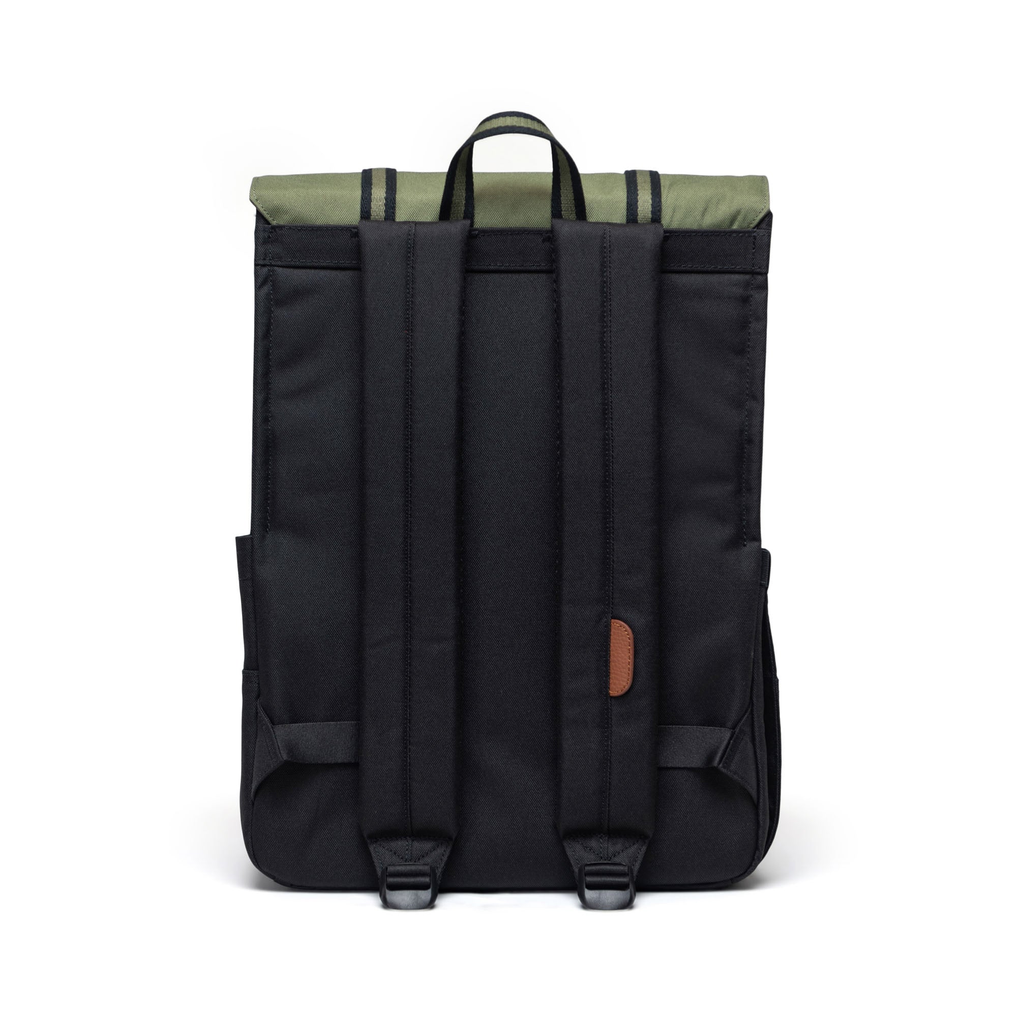 Herschel Survey Backpack - Black & Four Leaf Clover Design - Durable Laptop Backpack for School, College, Travel & Everyday Use