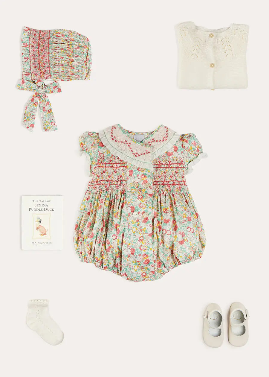 Adorable Clementine Romper for Baby Girls - Soft & Comfortable Outfit for Playtime, Photos & Special Occasions