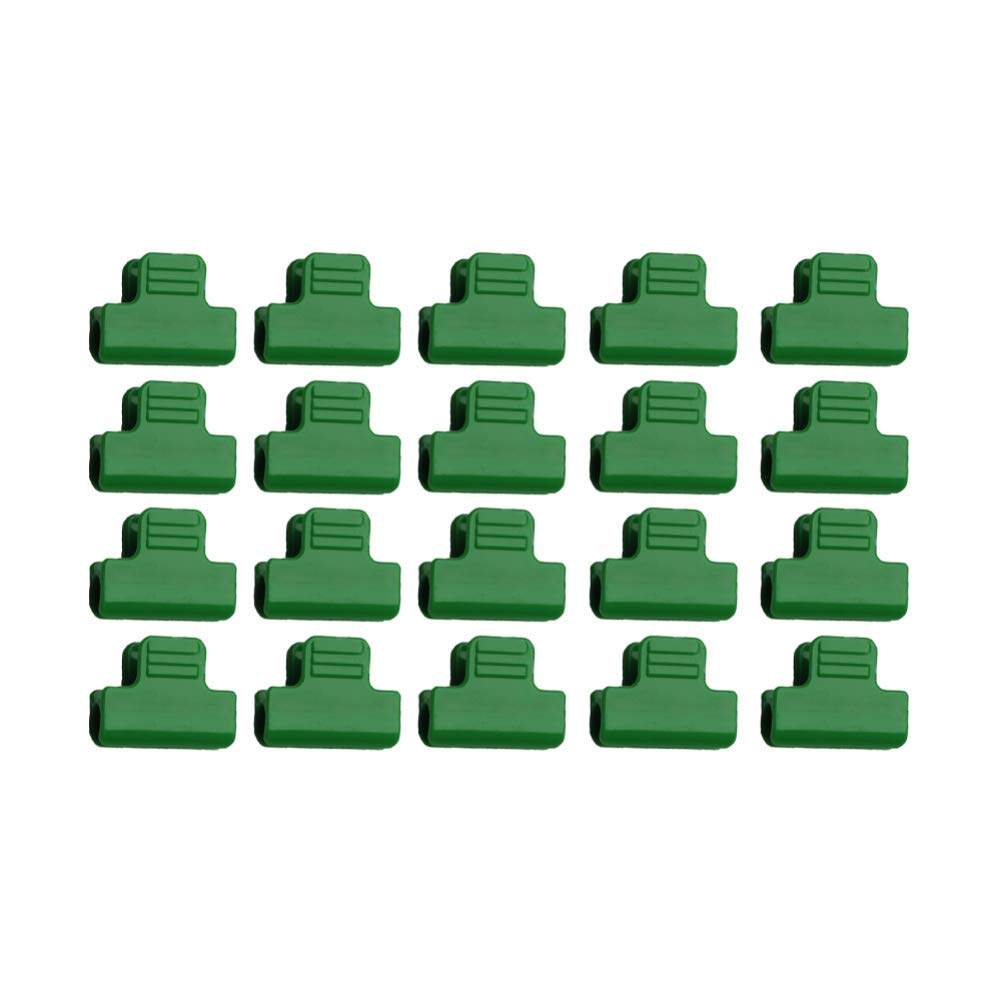 20PCS Greenhouse Insulation Clips - Heavy Duty Steel Wire Plant Support Clamps for Greenhouse Netting, Shade Cover & Film Fixing | Ideal for Gardening, Plant Grafting & Greenhouse Maintenance
