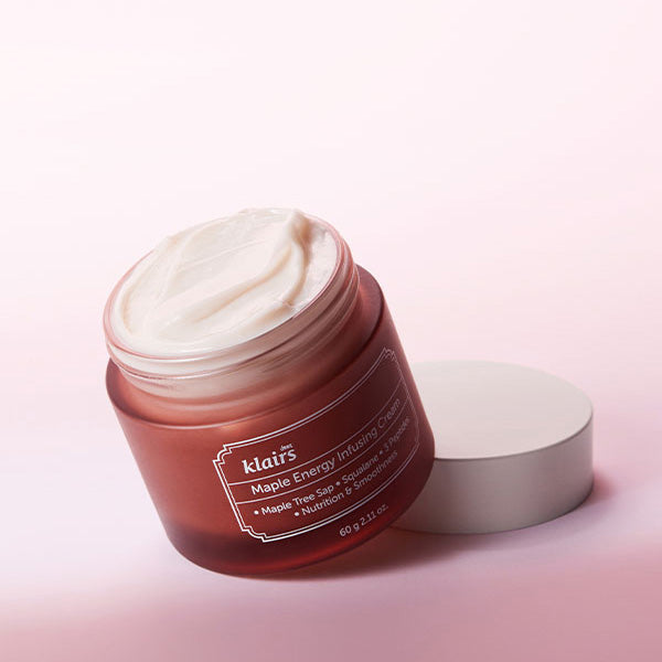 Klairs Maple Energy Infusing Cream 60g - Hydrating Moisturizer for Dry Skin, Day & Night Face Cream with Natural Ingredients - Perfect for Daily Skincare Routine & Travel