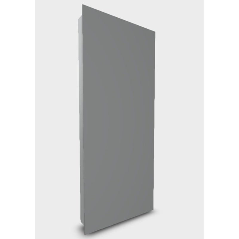 Ketcham 133PE SM Euroline Series Single Door Medicine Cabinet - Surface Mounted Bathroom Mirror with Storage - Perfect for Bathrooms, Bedrooms & Vanities