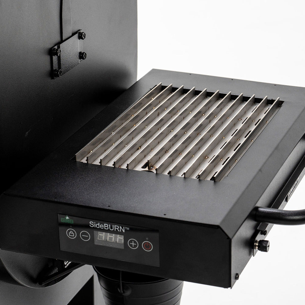 Green Mountain Grills Sideburn Accessory for Ledge & Peak Prime Pellet Grills - Perfect for Outdoor BBQ, Camping, and Backyard Cooking