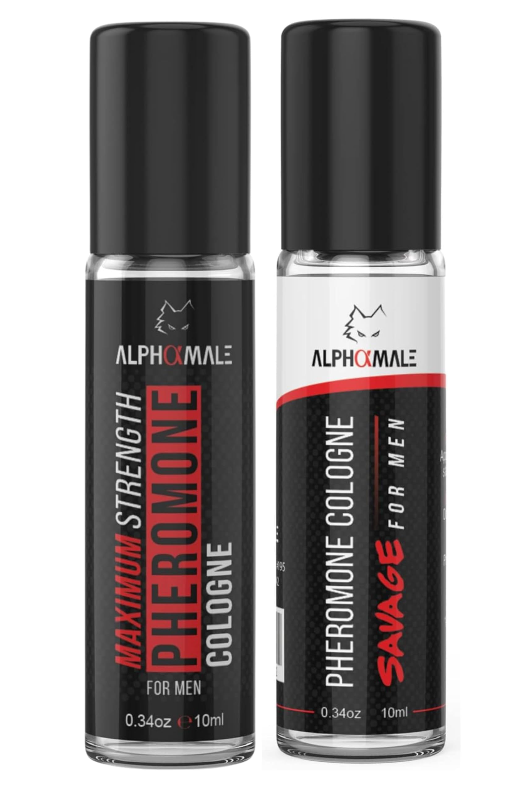 AlphaMale Pheromone Cologne Extra Strength - Savage Scent Bundle for Men | Attract Women & Boost Confidence | Date Night, Clubs & Social Events