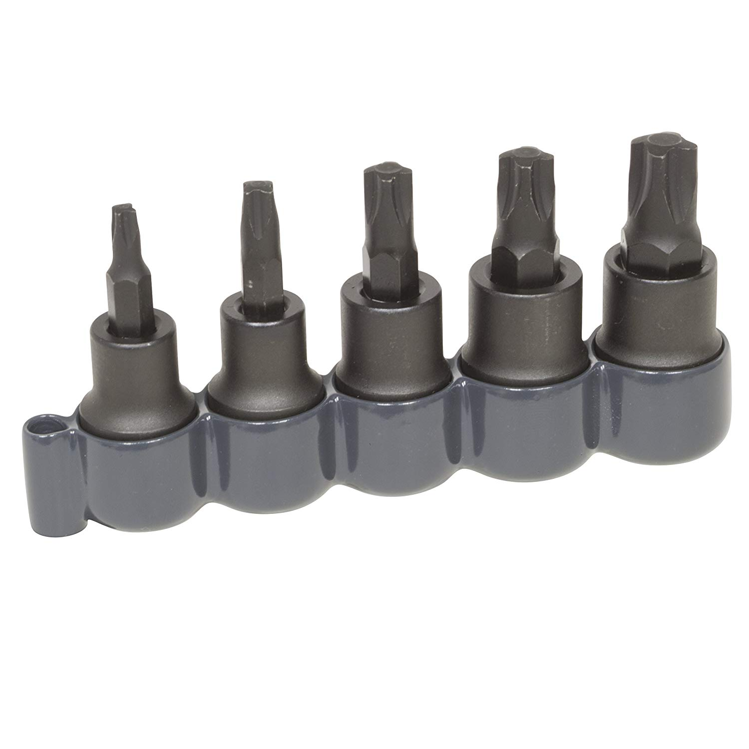 Lisle 82400 5 Piece Mortorq Super Socket Set - Premium Torx Bit Socket Kit for Automotive & DIY Repairs - Perfect for Mechanics, Car Enthusiasts & Home Improvement Projects