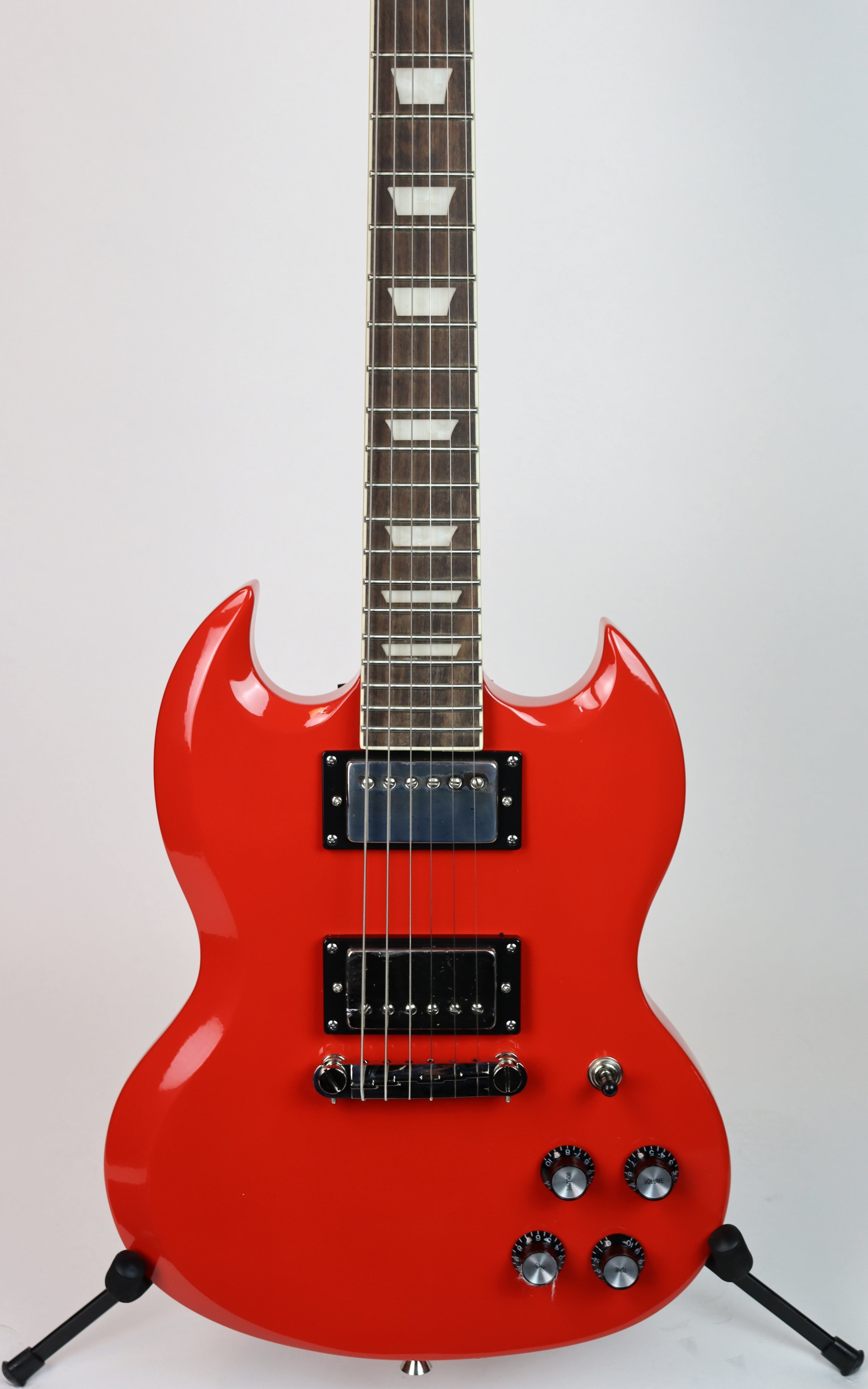 Epiphone Power Players SG Electric Guitar - Lava Red Finish | Rock & Metal Performance Guitar for Stage & Studio