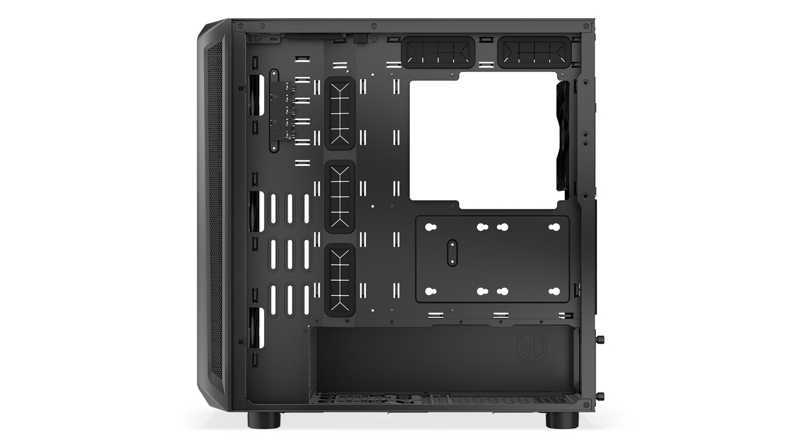 Endorfy Arx 700 Air ATX Mid Tower PC Gaming Case - High Airflow, Tempered Glass, RGB Fans (EY2A012) - Perfect for Gaming Rigs & Workstation Builds