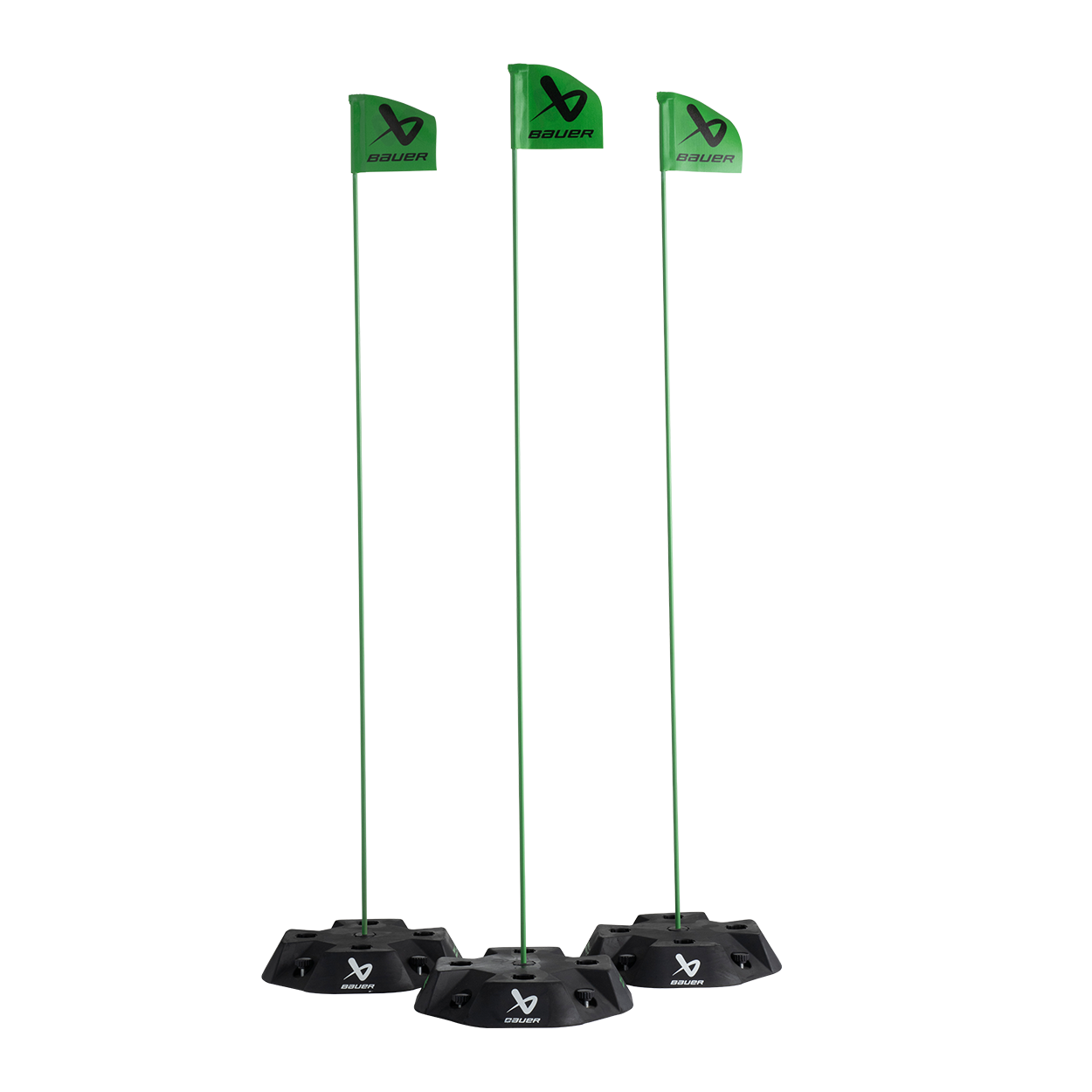 Bauer Modular Training Center Hockey Goalie Pole 3-Pack - Perfect for Ice Hockey Practice, Training Drills & Goaltender Skill Development