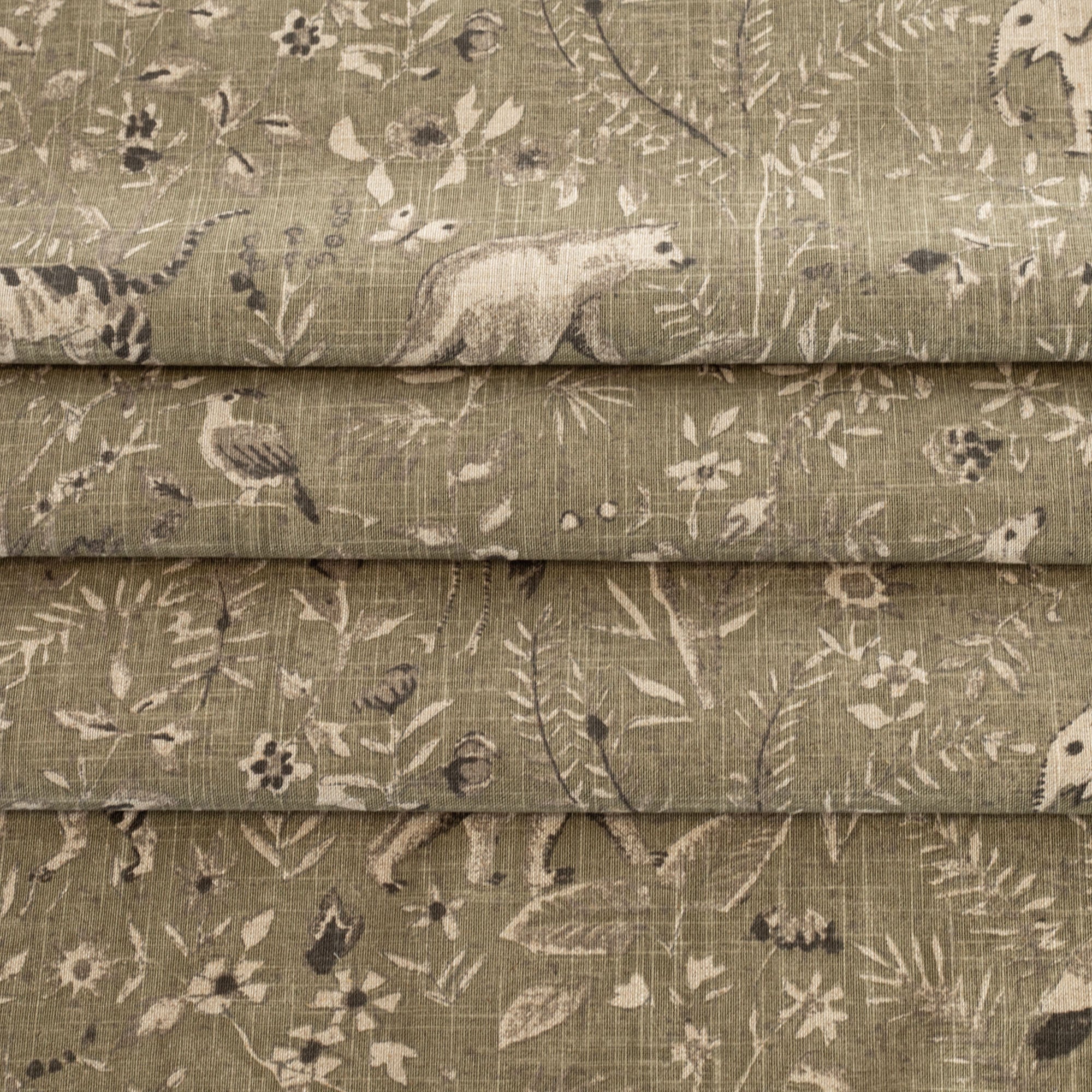 Premium Cyprus Fabric - Soft, Durable & Breathable Moss Green Upholstery Material for Sofas, Chairs & Home Decor