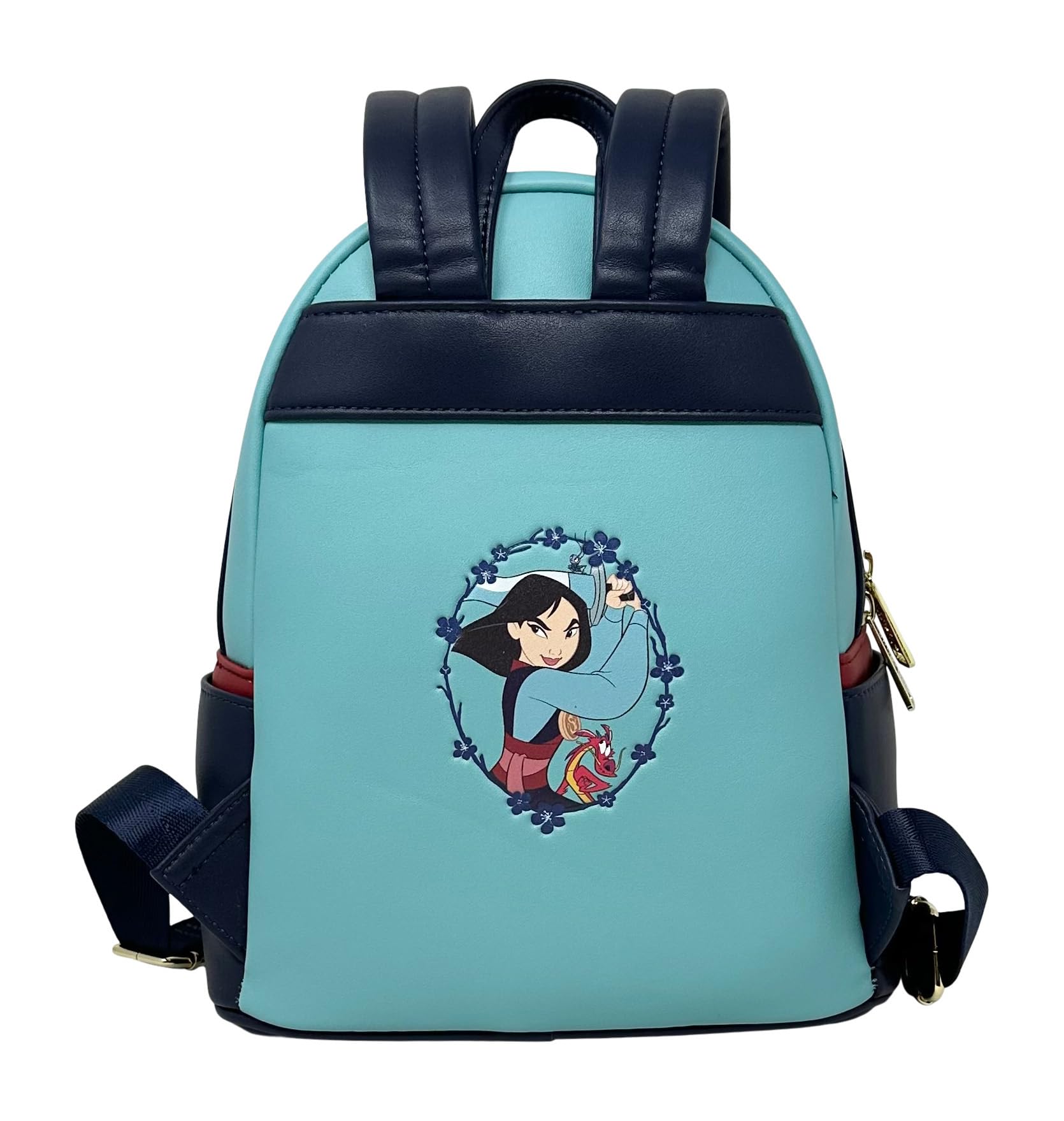 Loungefly Disney Mulan Cosplay Women's Crossbody Bag - Double Strap Shoulder Purse for Anime Conventions & Disney Theme Parks