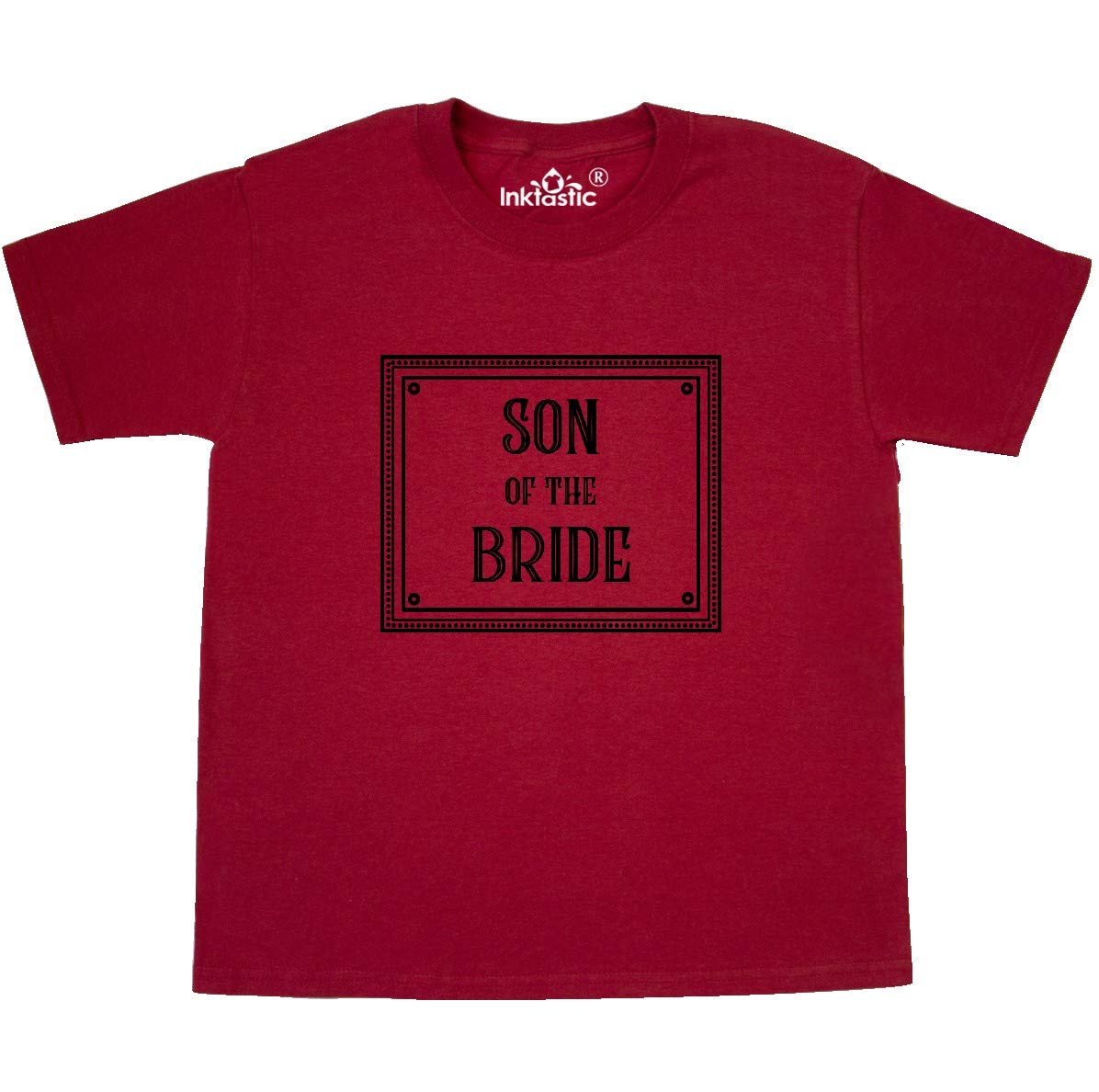 Inktastic Son of The Bride Youth T-Shirt - Funny Wedding Party Outfit for Boys - Perfect for Groomsmen, Ring Bearers & Special Occasions