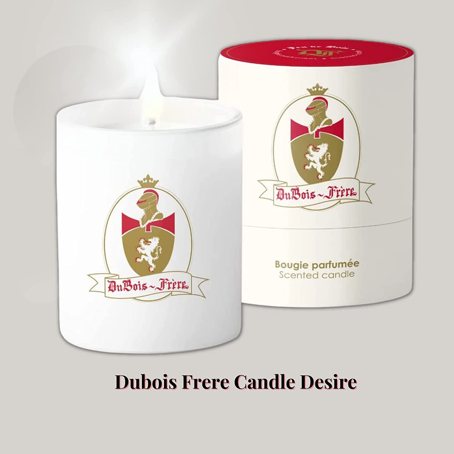 Luxury Dubois Frere Aromatherapy Candle - Long Lasting Scented Glass Candle for Home Decor, Romantic Gifts (Weddings, Birthdays, Holidays) - 190g Winter Fragrance (Desire) | Perfect for Relaxation, Meditation & Creating Cozy Atmosphere