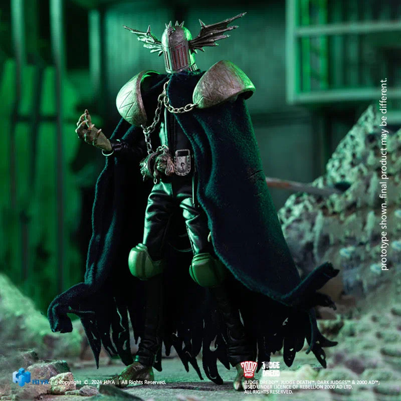 HIYA 6-Inch 1/12 Scale Judge Fear Action Figure - Premium Collectible Super Series - Perfect for Display & Dredd Universe Fans