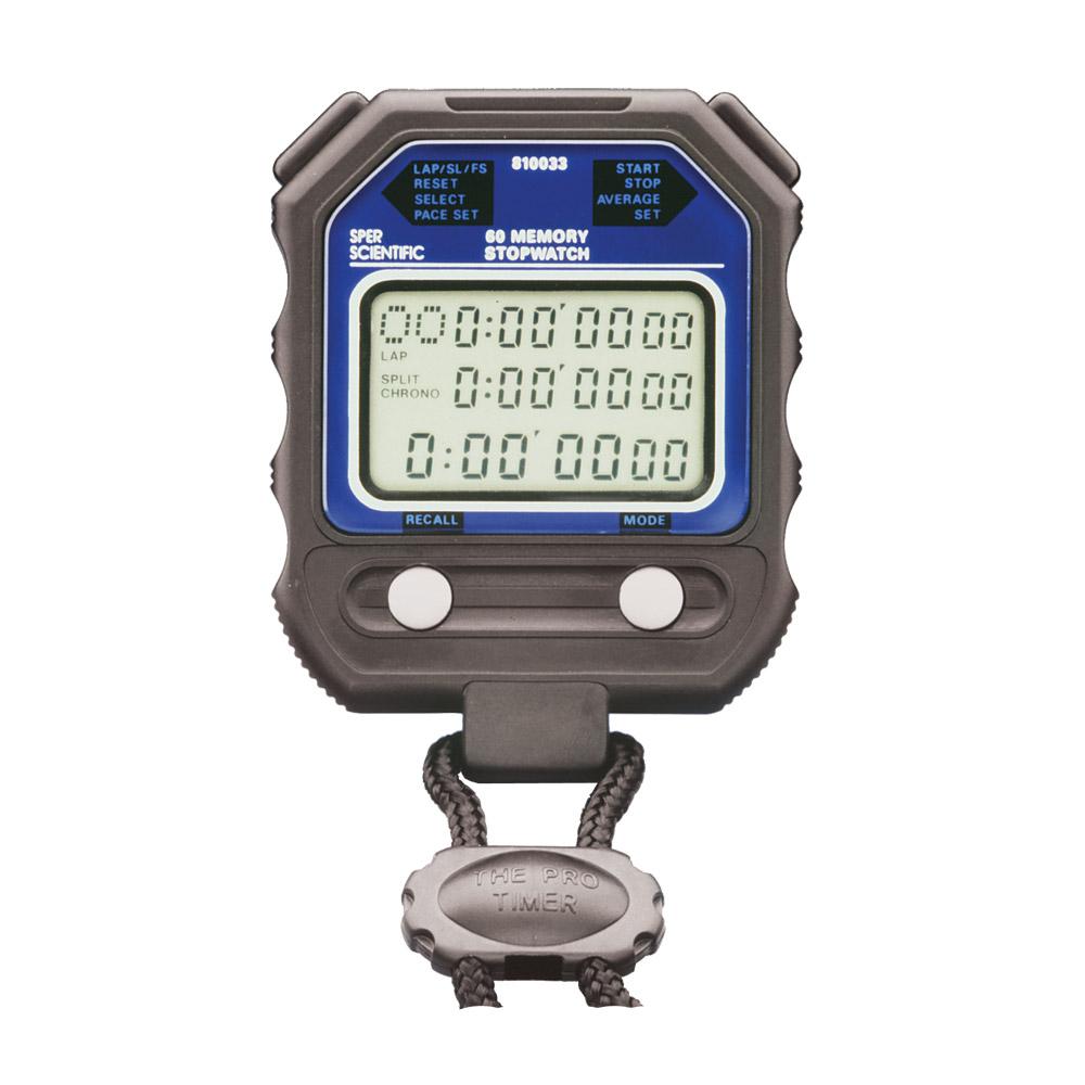60 Memory Stopwatch - High Precision Digital Sports Timer with Lap/Split Function for Running, Swimming, and Training - Perfect for Coaches, Athletes, and Fitness Enthusiasts