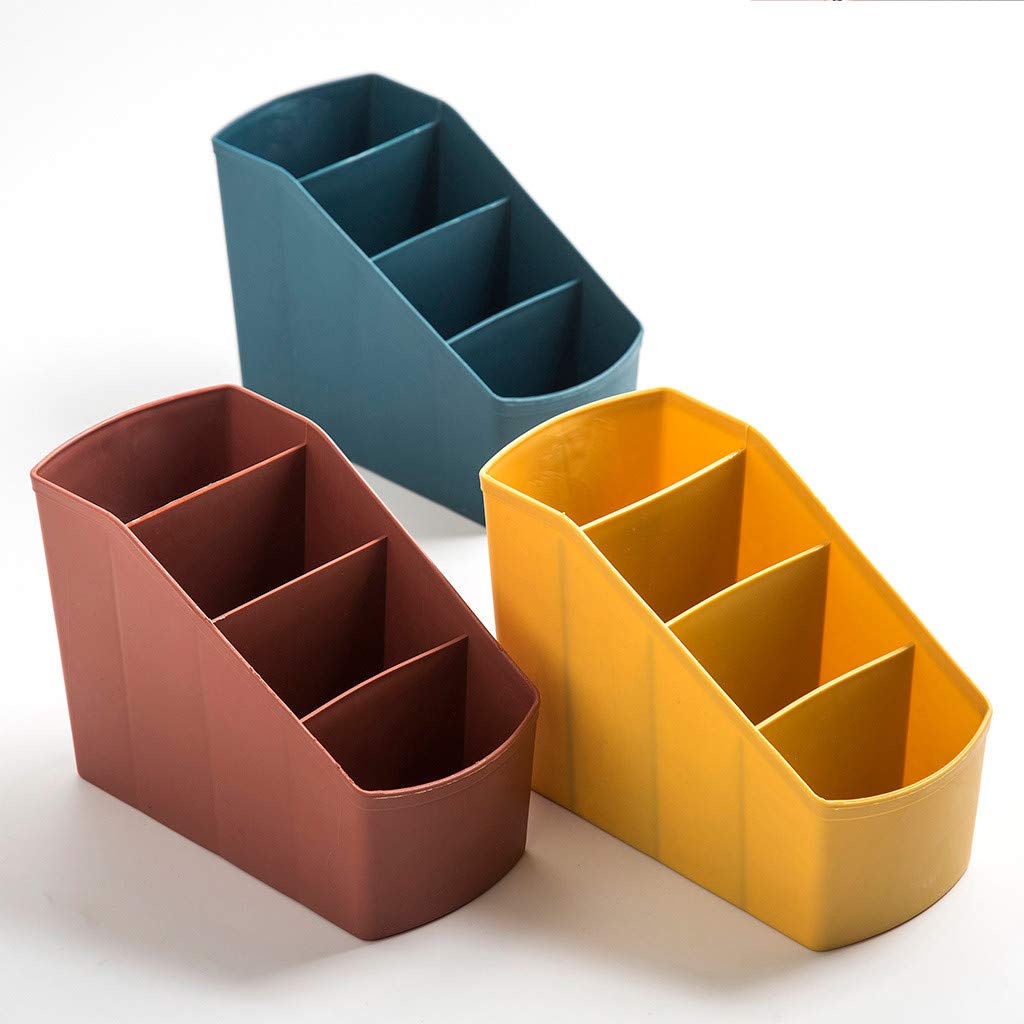 Yellow Makeup Drawer Organizer with Dividers - Cosmetic Storage Box for Bathroom Vanity & Desktop - Perfect for Organizing Nail Polish, Art Supplies, Makeup Brushes - Ideal for Bedroom, Bathroom & Office Use