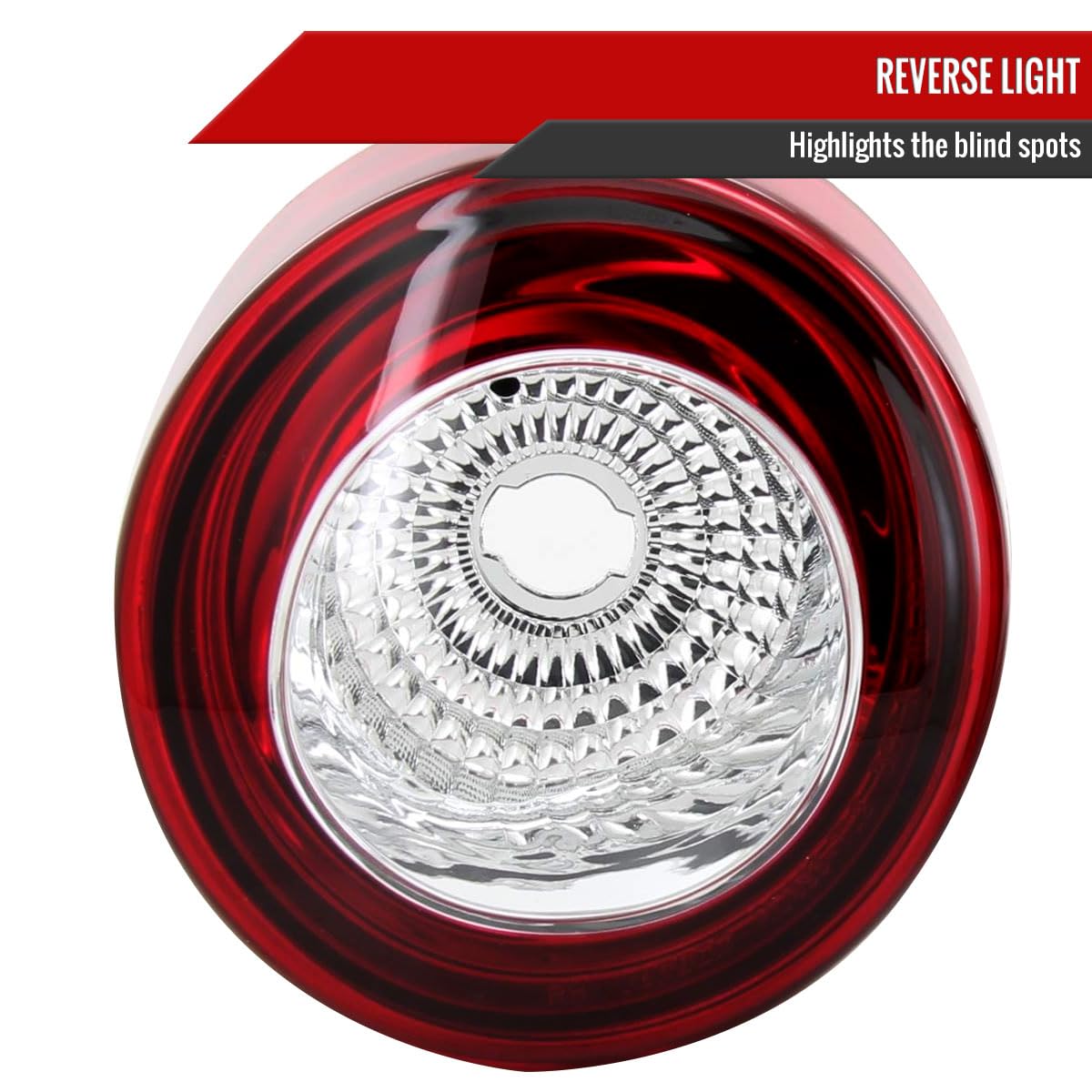 Chevy Cobalt 2005-2010 LED Tail Lights - Red/Clear Brake Lamps Pair for 2-Door Coupe | Enhanced Visibility & Style for Night Driving & Car Shows
