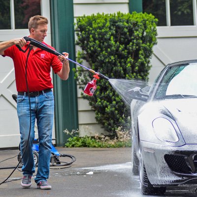 Griot's Garage Foaming Surface Wash & Foaming Poly Gloss 1 Gallon Car Wash Kit with Premium Chenille Wash Mitt - Ultimate Car Detailing Solution for Shine & Protection