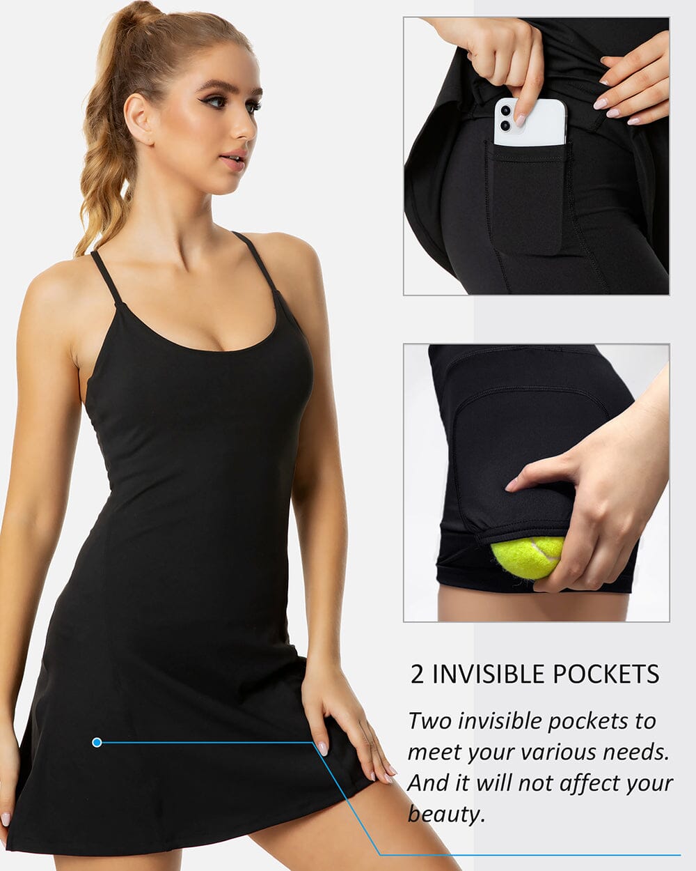 2021 Women's Golf Dress Set - Breathable & Stylish Sports Dress for Golfing & Outdoor Activities