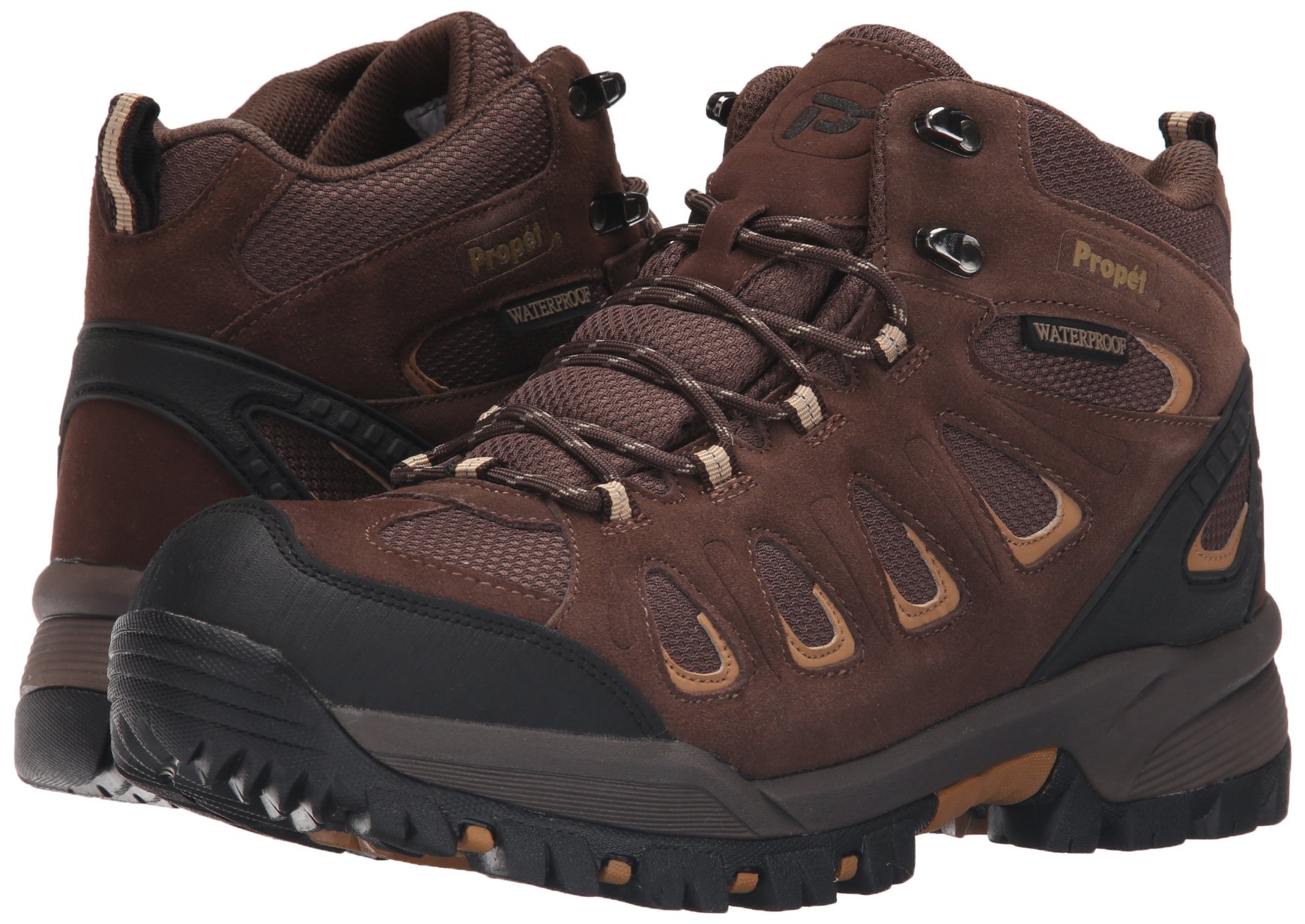 Propet Men's Ridge Walker Waterproof Hiking Boots - Lightweight Outdoor Trekking Shoes for Trail Walking & Mountain Climbing