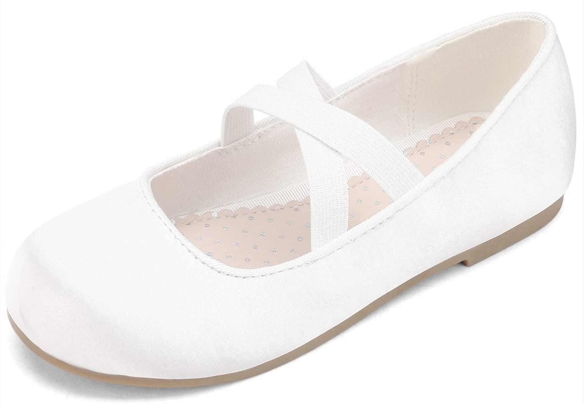 Walofou Flower Girls Dress Shoes - Wedding Party Heel Mary Jane Princess Shoes for Toddlers & Kids | Perfect for Flower Girls, Pageants & Special Occasions