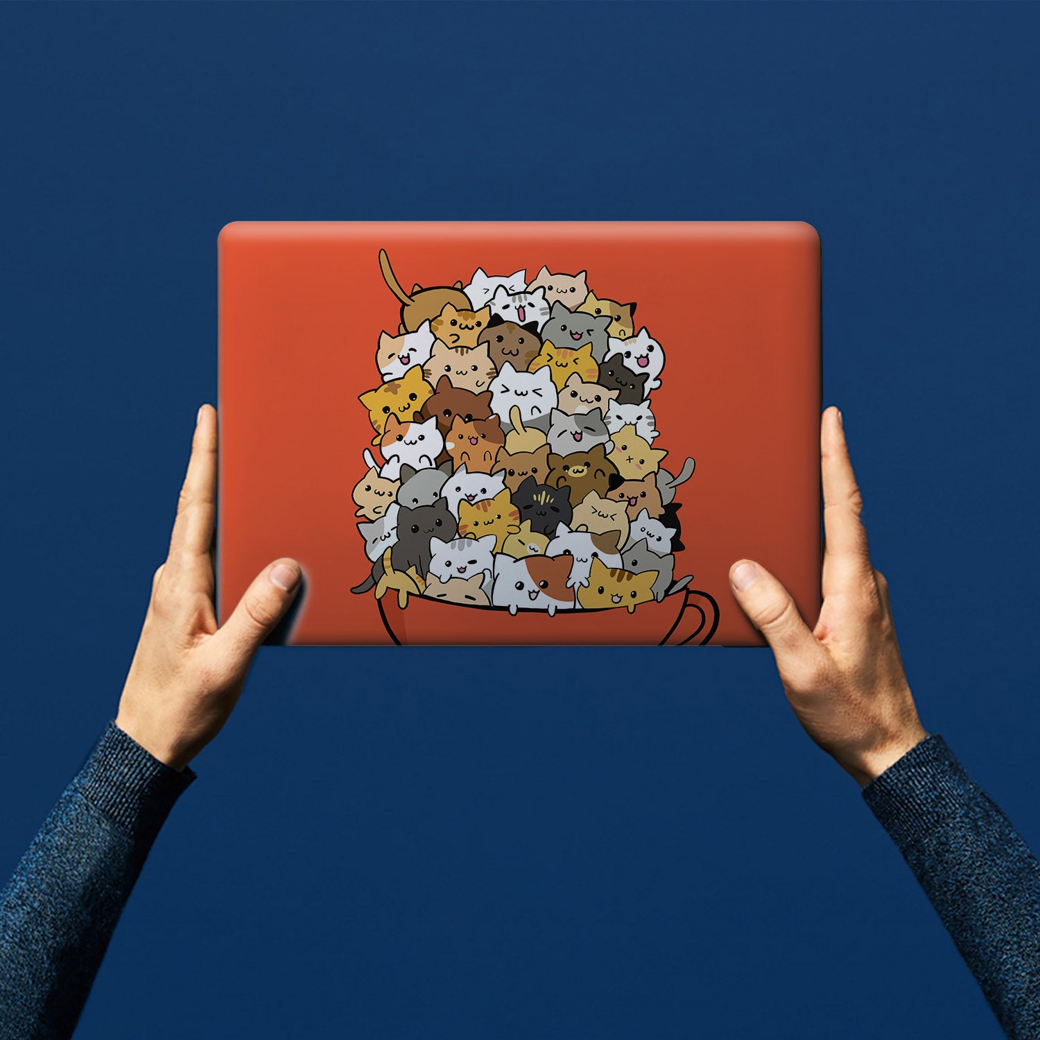 Cute Cat Pattern Surface Laptop Case - Protective Sleeve for Microsoft Surface Laptop 13.5