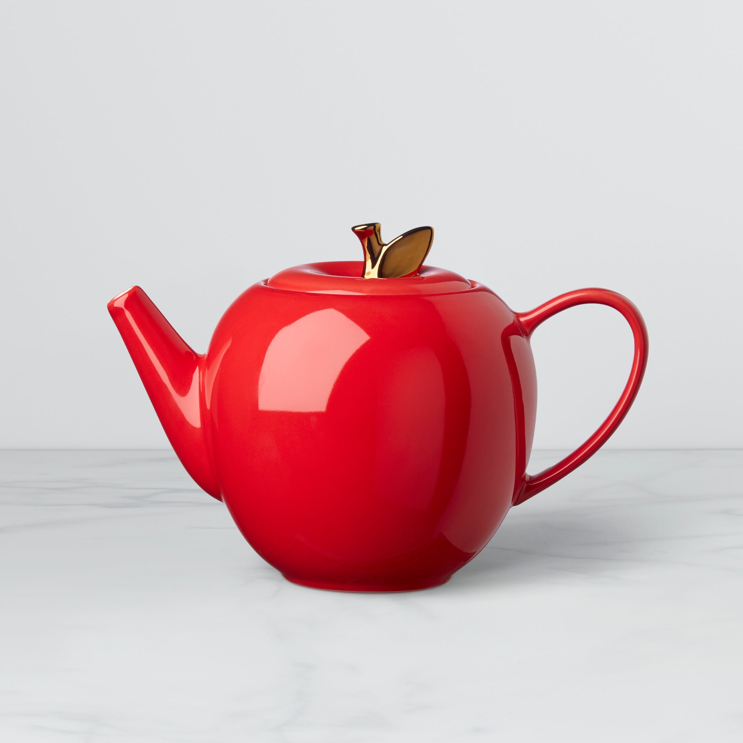 Knock On Wood Apple Teapot - Handcrafted Ceramic Teapot for Tea Lovers - Perfect for Afternoon Tea, Gifts & Home Decor