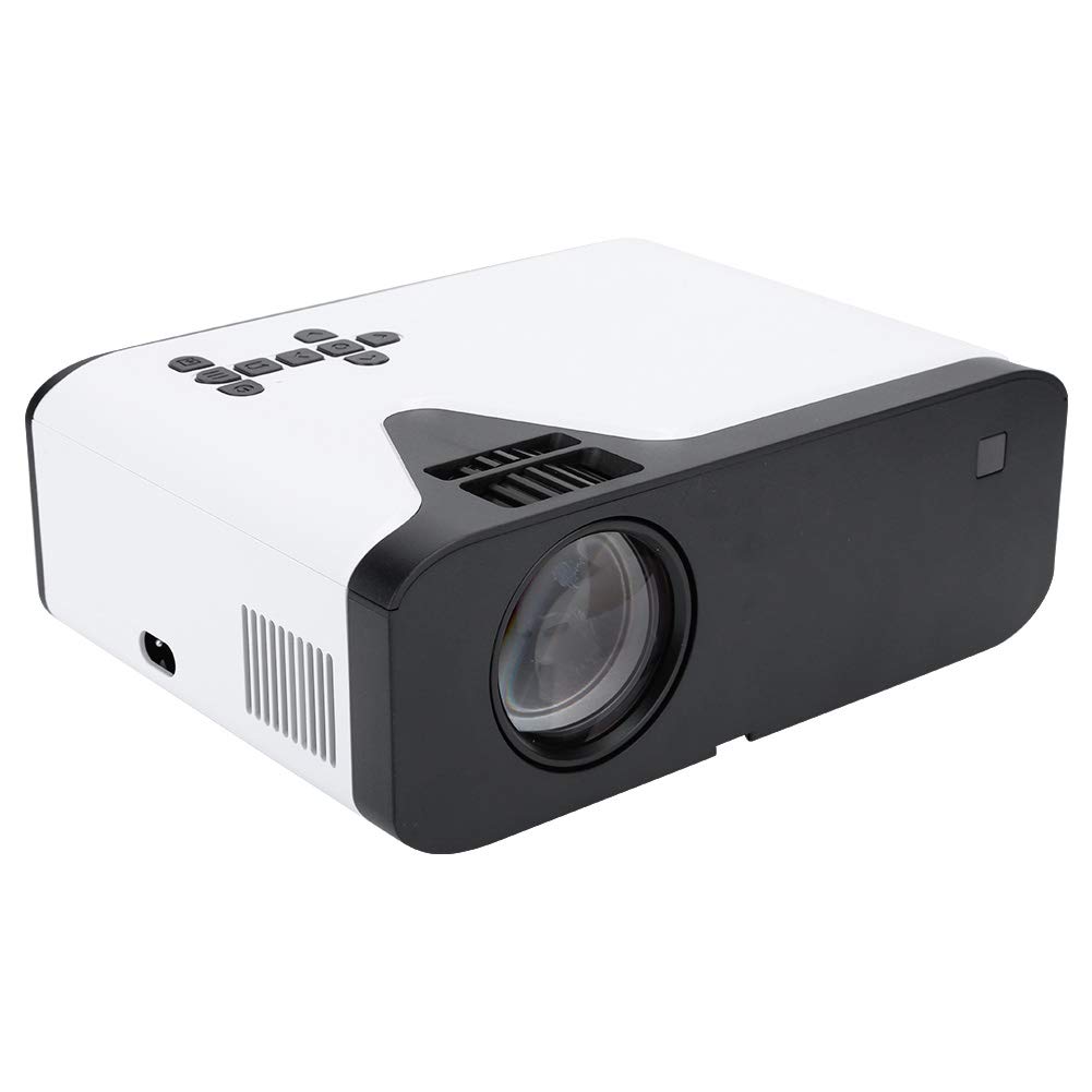 Portable 720P Mini Projector for Home Theater & Office - HD Projector Supports 1080P, 23 Languages & Dust-Free Design - Perfect for Movie Nights, Presentations & Kids Entertainment (US Plug)