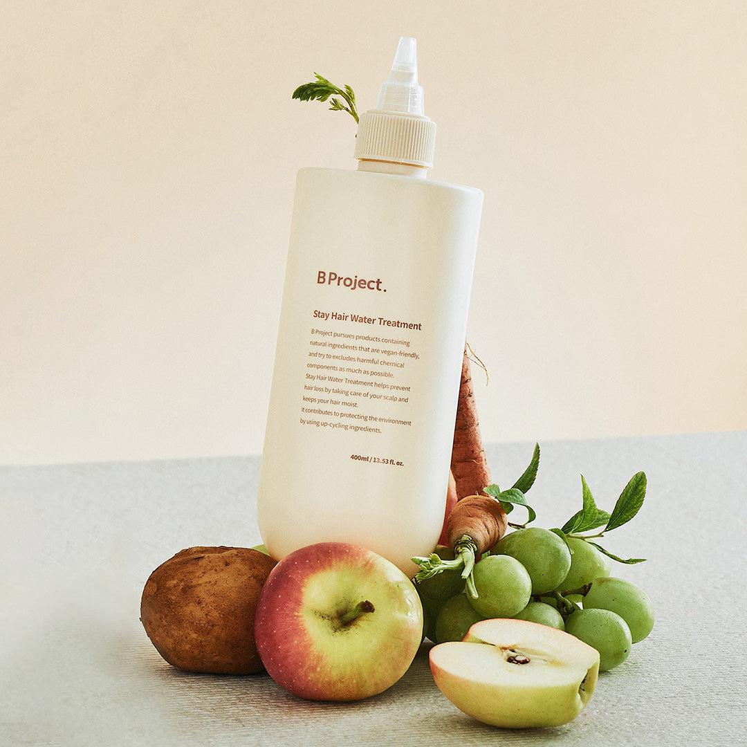 B Project Stay Hair Water Treatment 400ml - Hydrating Hair Serum for Frizz Control & Shine - Perfect for Daily Styling & Heat Protection