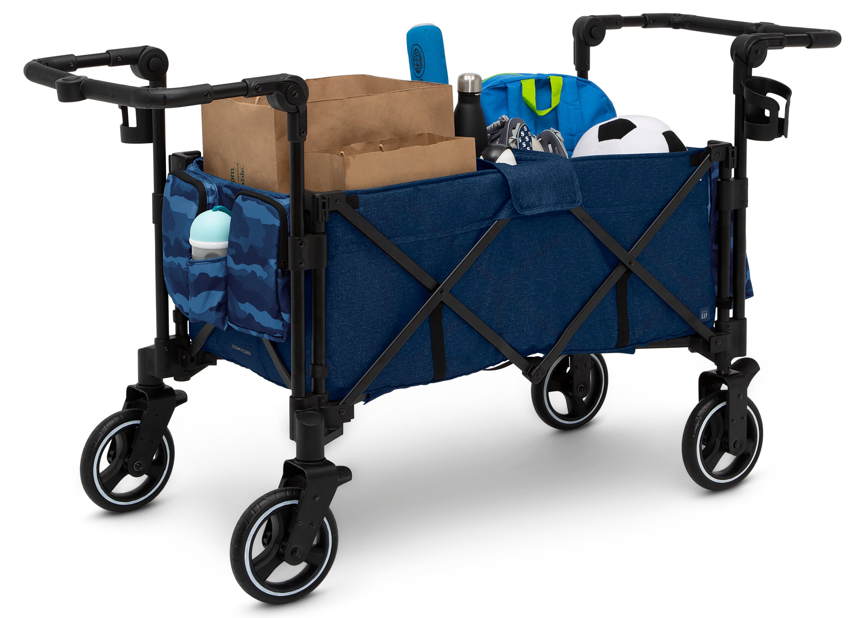 BabyGap Explorer Deluxe Stroller Wagon - All-Terrain 4-Wheel Stroller Wagon for Toddlers & Kids | Perfect for Beach, Park, Zoo & Family Outings