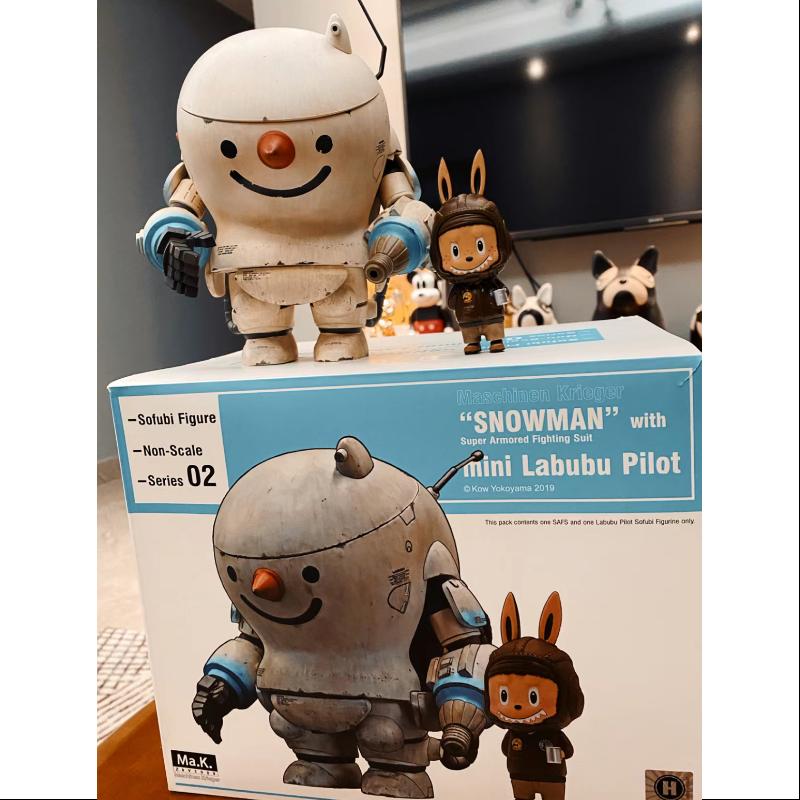 Labubu The Monsters Snowman With Mini Labubu Pilot Ver.2.0 LIMITED Edition Collectible Figure - Perfect for Display, Gifts & Pop Culture Enthusiasts