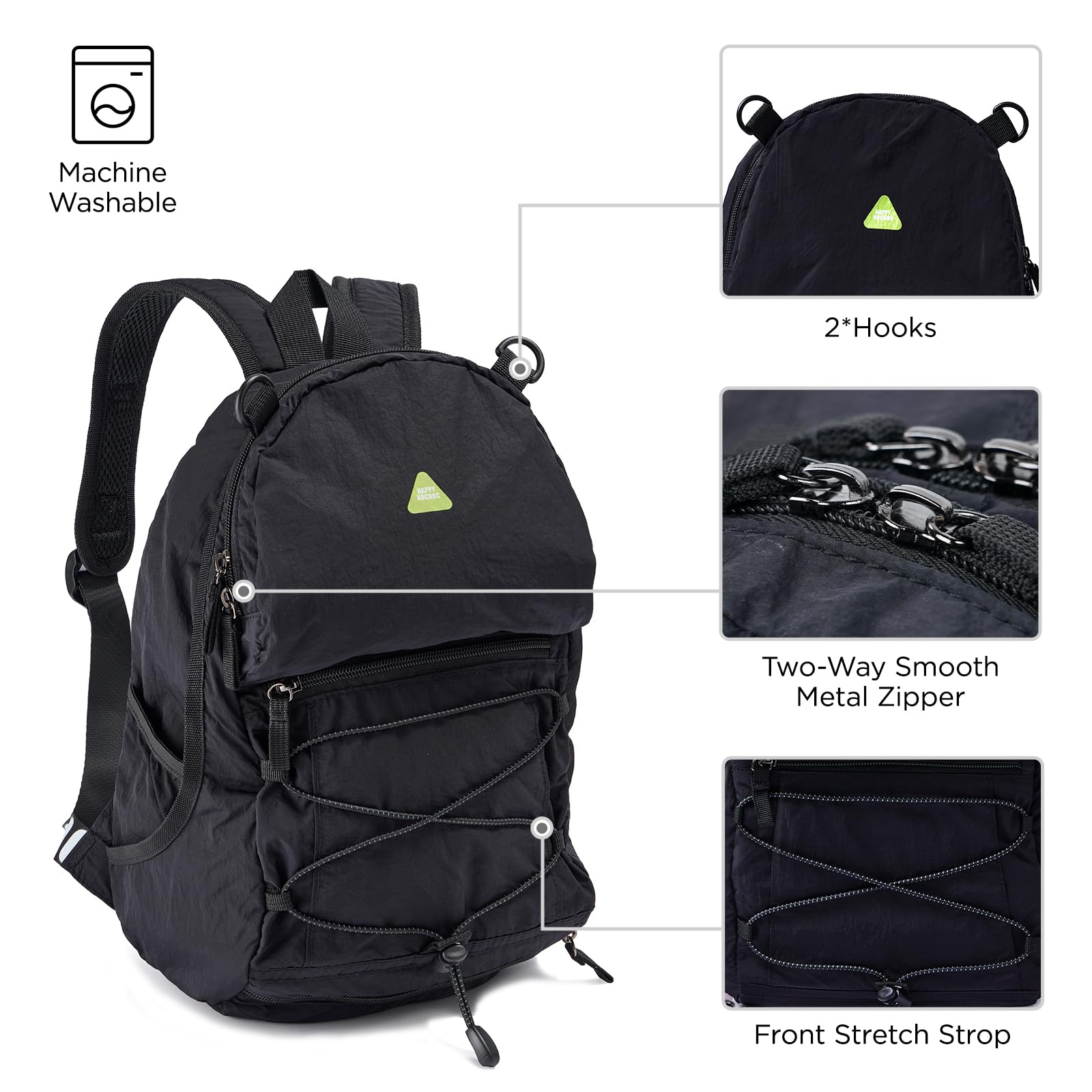 12L Kids Backpack for Boys & Girls - Ultra Lightweight Hiking Backpack with Mesh Storage Bag, Water Resistant Travel Daypack for Outdoor Sports, Camping & School Use