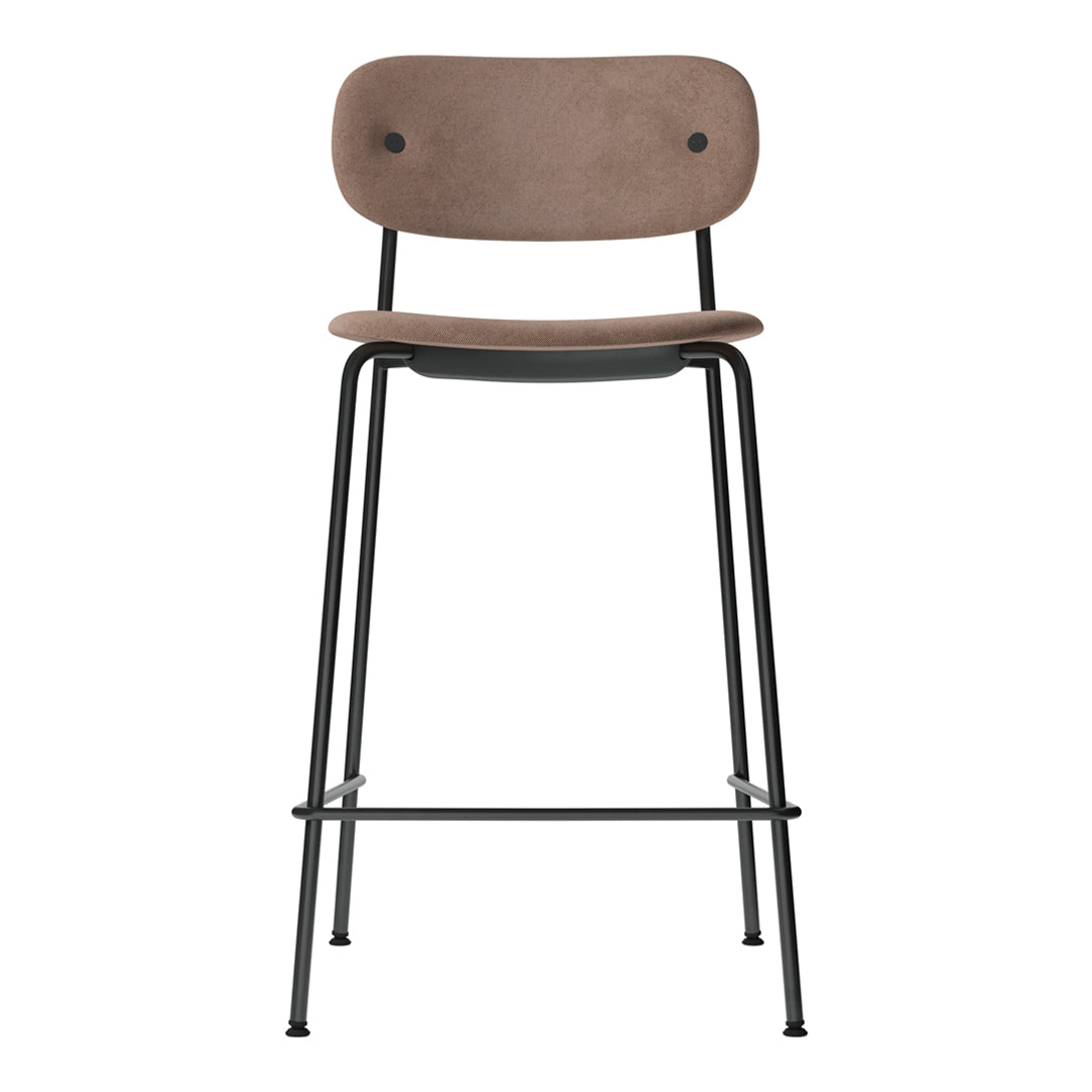 Modern Counter Stool with Full Upholstery - Comfortable Bar Height Seat for Kitchen Islands, Breakfast Bars & Home Decor