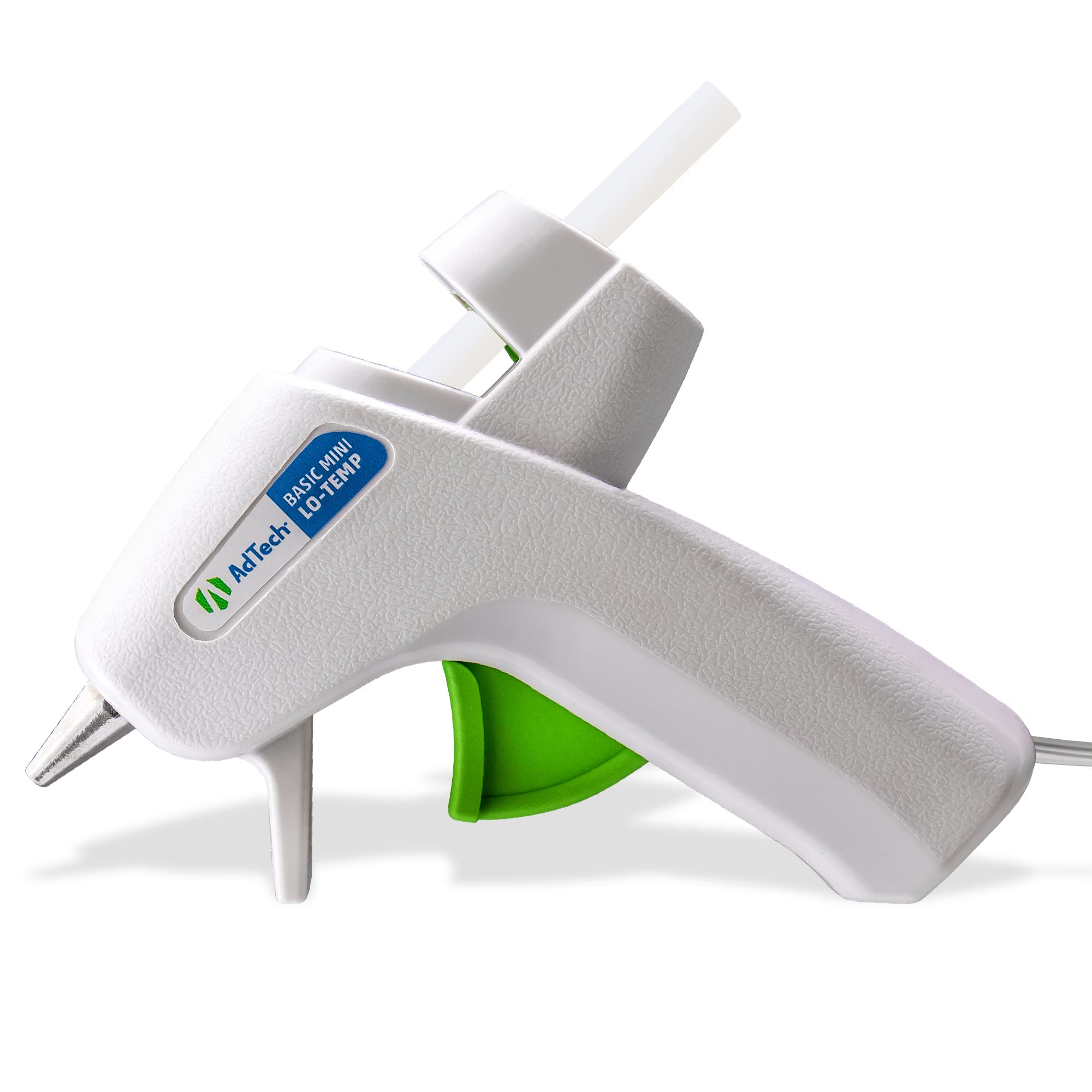 AdTech 4-Pack Low Temperature Mini Hot Glue Guns for Crafts - White | Perfect for DIY Projects, Scrapbooking & Home Repairs