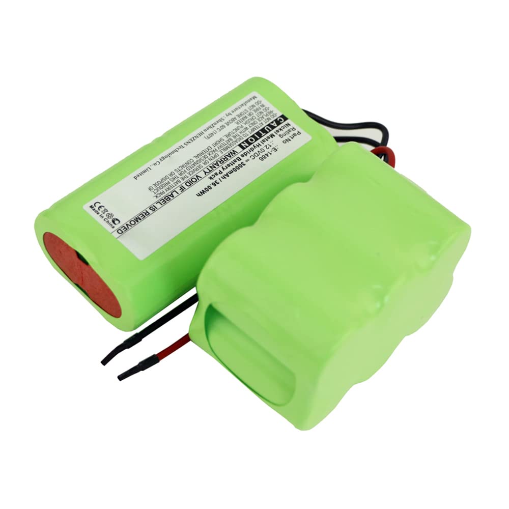 Synergy Digital Replacement Vacuum Cleaner Battery for ZEPTER E-1486 - 12V 3000mAh Ni-MH Battery | Perfect for Home Cleaning, Car Detailing & Pet Hair Removal