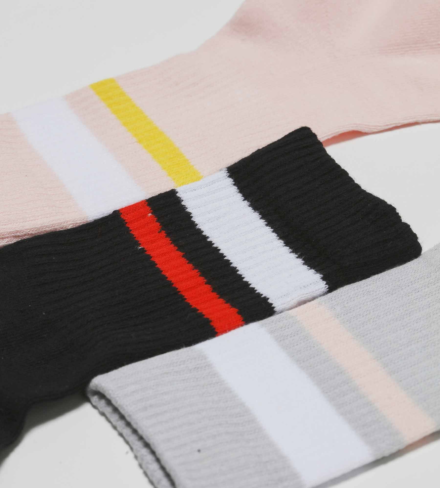 3 Pairs Women's Cotton Socks - Rose Grey EcoDim Sport Socks for Running, Yoga & Casual Wear