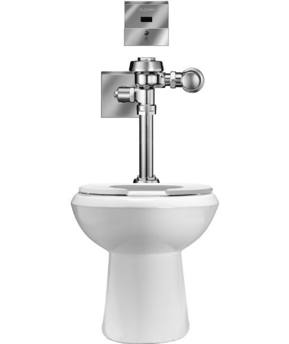 Sloan ST-2029-A White Toilet Flush Valve - Durable Water-Saving Replacement for Commercial & Residential Bathrooms