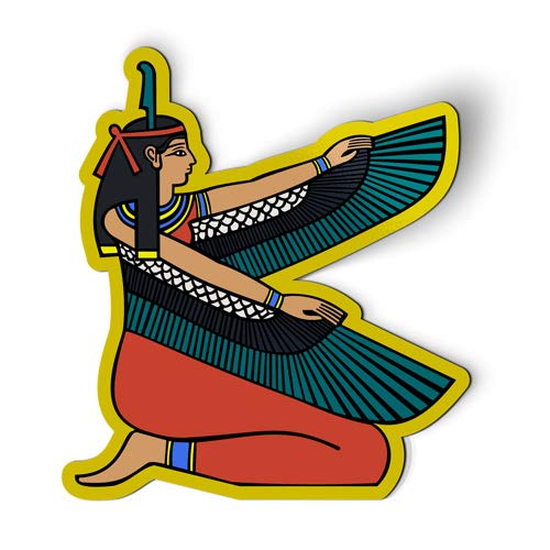 Egyptian Goddess Maat Fridge Magnet - 3 Inch Car & Locker Decorative Magnet - Perfect for Home, Office, and Dorm Room Decor